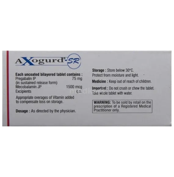 axogurd sr tablet 10's